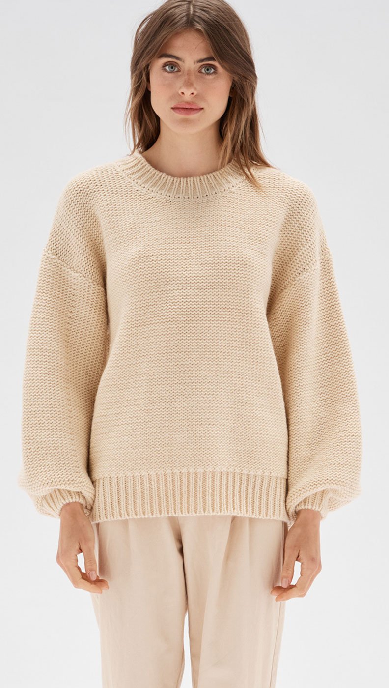 Staple the Label - Isla Blouson Jumper Sand