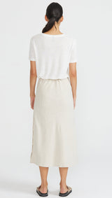 Staple the Label- Anya Slip Skirt Natural Marle