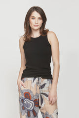 LEO+BE - Ivy Singlet - Black