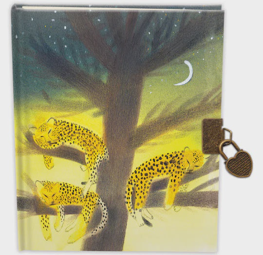 Roger la Borde - Sleeping Leopards Lockable Journal