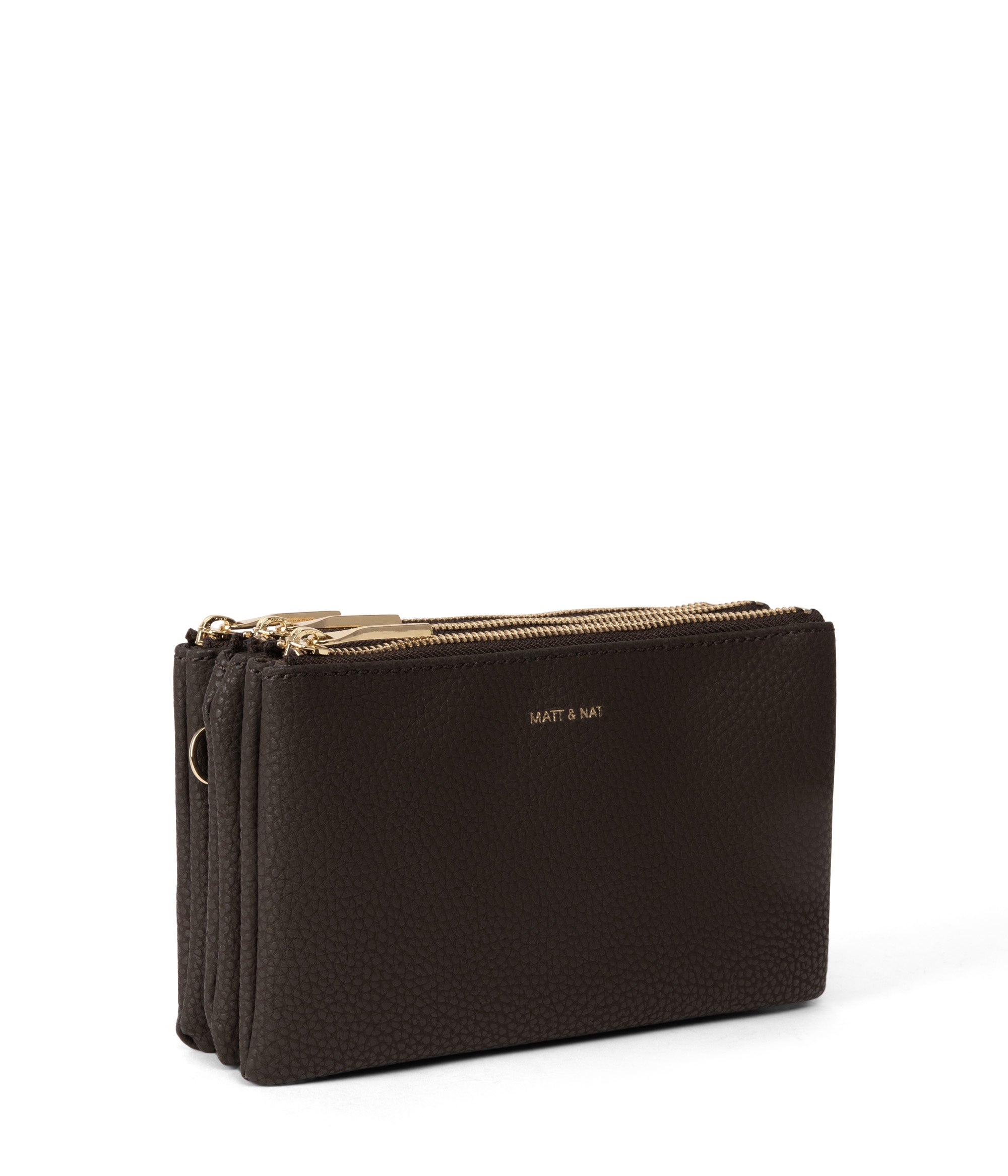 Matt & Nat Triplet Vegan Leather Crossbody Bag Purity Orinoco