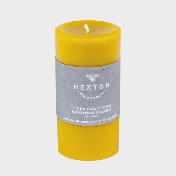 Hexton - Poured Solid Pillar Candle 75x150mm
