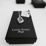 Lindi Kingi - Clear Drop Necklace Gold