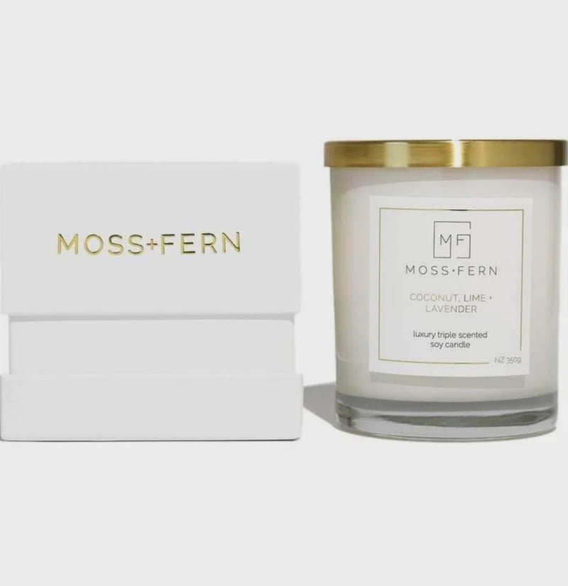 Moss + Fern Lux Range - Coconut+Lime+Lavender