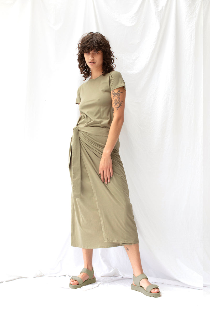 Recreate - Incline Dress Olive