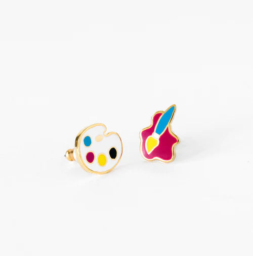 Yellow Owl - Earrings