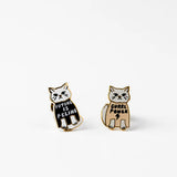 Yellow Owl - Earrings