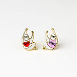 Yellow Owl - Earrings