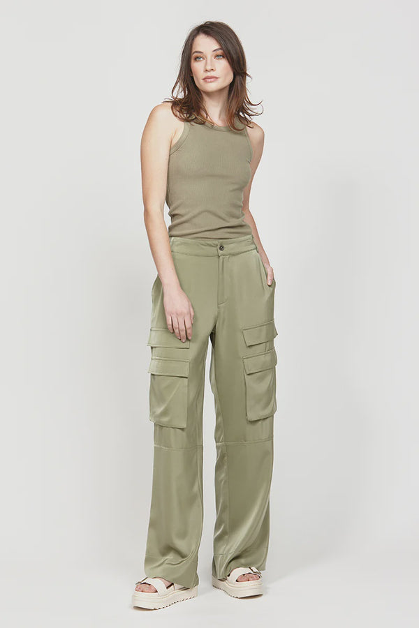 LEO+BE- Ivy Singlet - Khaki