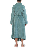 Papinelle - Long Plush Robe Deep Teal