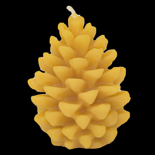 Hexton - Pure Beeswax Lrg Pinecone Candle