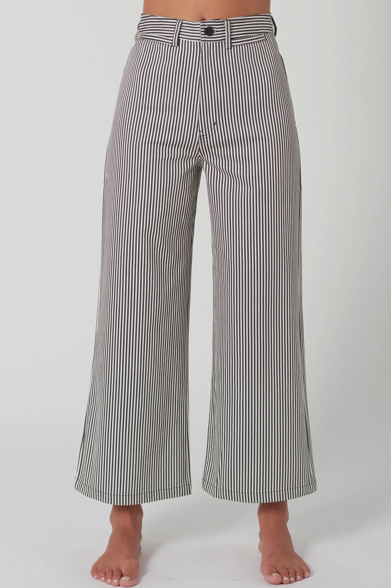 Rolla's - Sailor Pant - Black Capri Stripe – Orinoco Designs Ltd