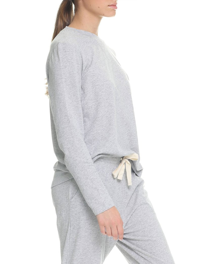 Papinelle - Organic Grey Cotton Knit L/Sleeve
