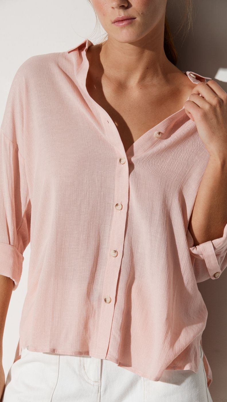 Staple the Label - Ophelia Oversize Shirt Blush