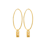 Lindi Kingi - Saint Hoop Earrings Gold