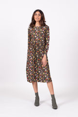 Wilson Trollope- Otama Dress  L/S Forest Floral