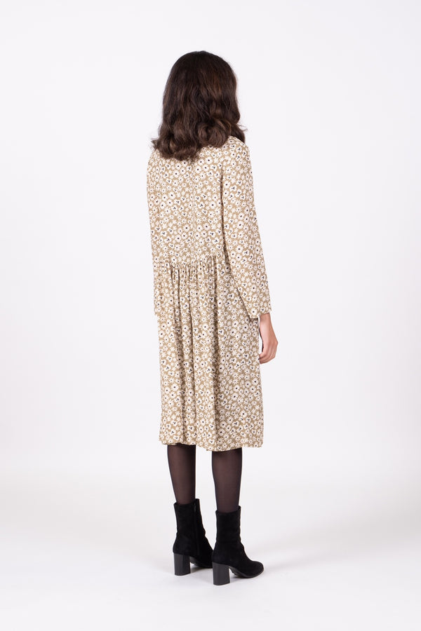 Wilson Trollope - Otama Dress L/S Green Daisy