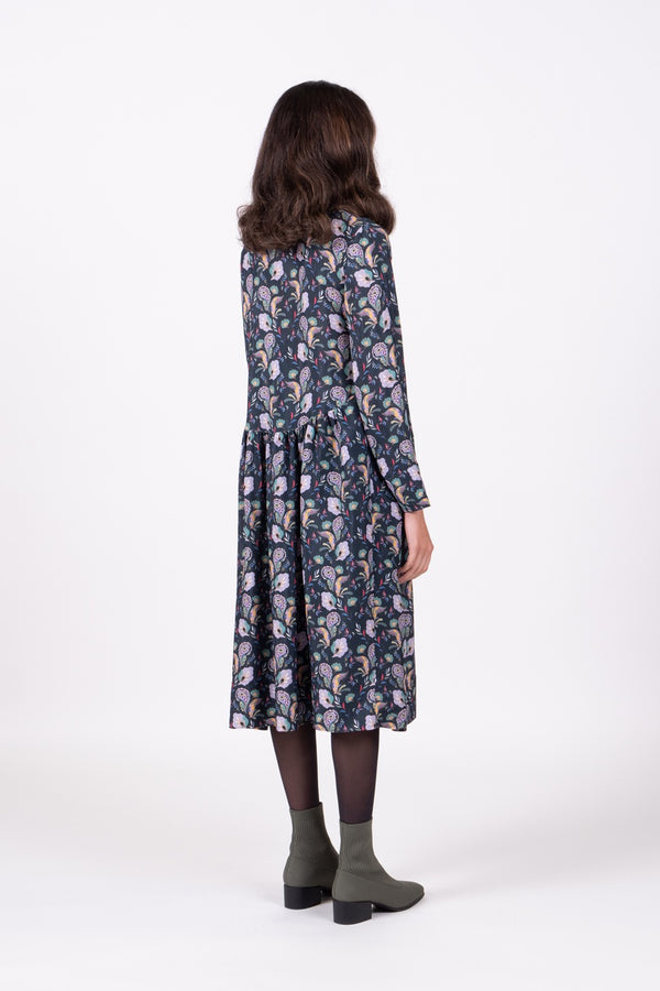 Wilson Trollope - Otama Dress V Neck - Paisley