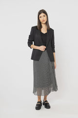 Billie the Label - Mono Geo- Sunray Pleated Skirt