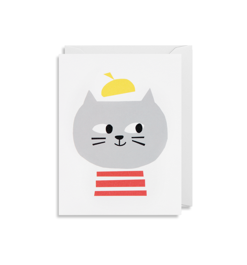 Blank Greeting Card - Cat