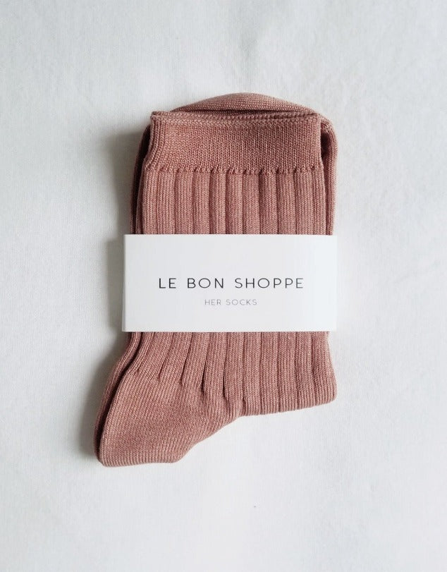 Le Bon Shoppe Her Socks - Nude Peach