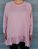 MissRoseSisterViolet - Ruffle Top - Pink