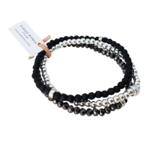 LindiKingi - Bracelet Matt Black