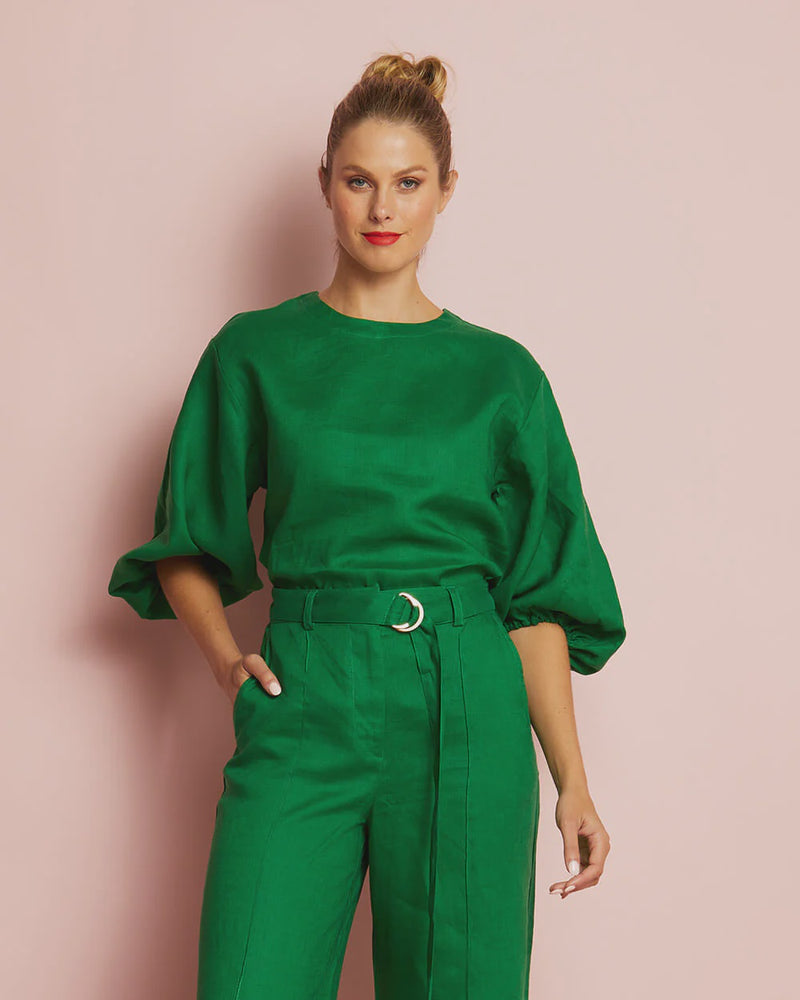 Arlington Milne - Gracie Blouse - Green