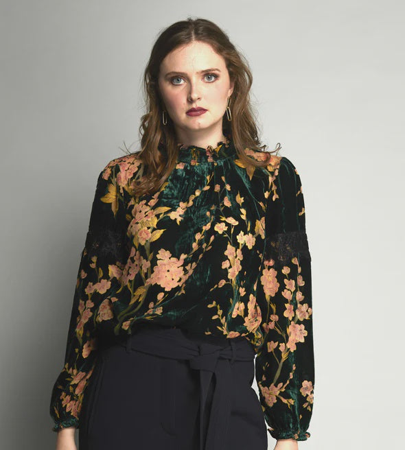 Drama the Label - Heidi Blouse - Green Envy
