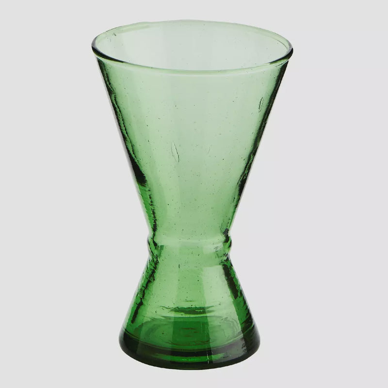 Madam Stoltz - Beldi Moroccan Green Wine Glass Set of 2