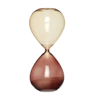 Hubsch - Figure Hourglass Soft Pink/Amber