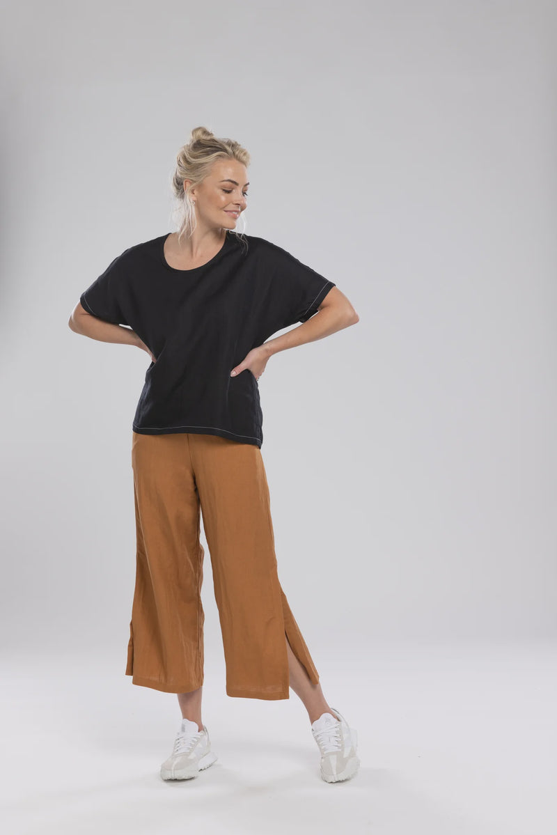 NES - Division Linen Pant - Nutmeg