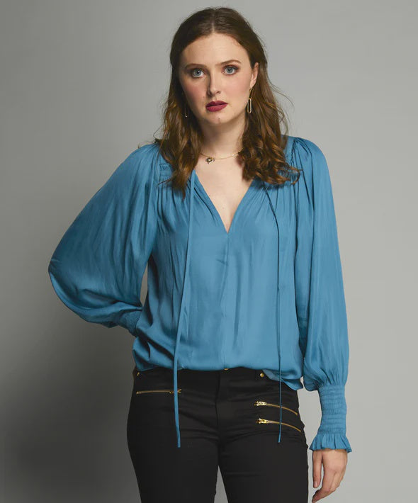 Drama the Label - Newport Blouse - Jade