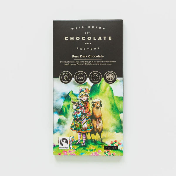 Wellington Chocolate Factory - Peru Chocolate Bar