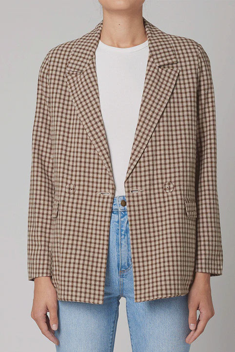 Rolla's - Slouch Blazer - Gingham