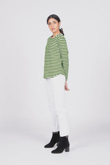 Wilson Trollope -Emilia  Forest Stripe Top