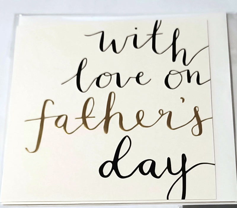 Card - With love on Fathers Day